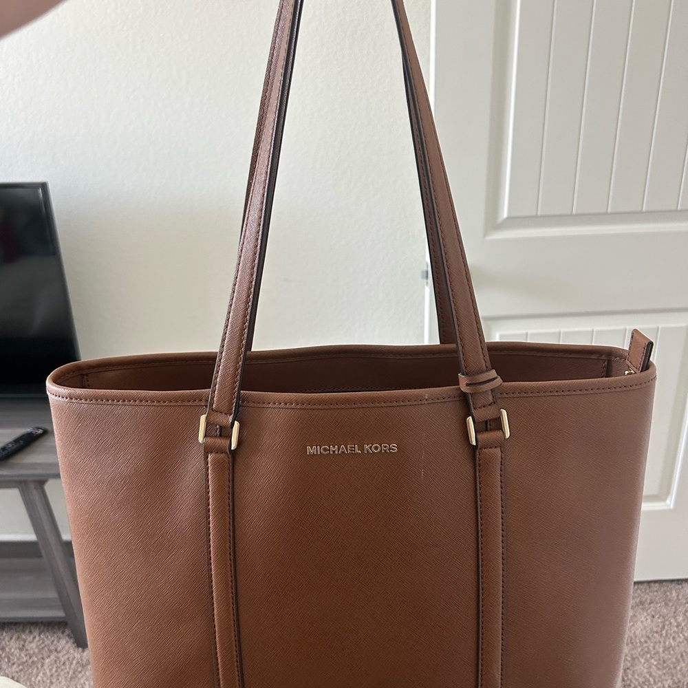 Michael Kors Tan Leather Tote